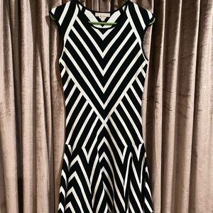 Banana Republic black & white dress